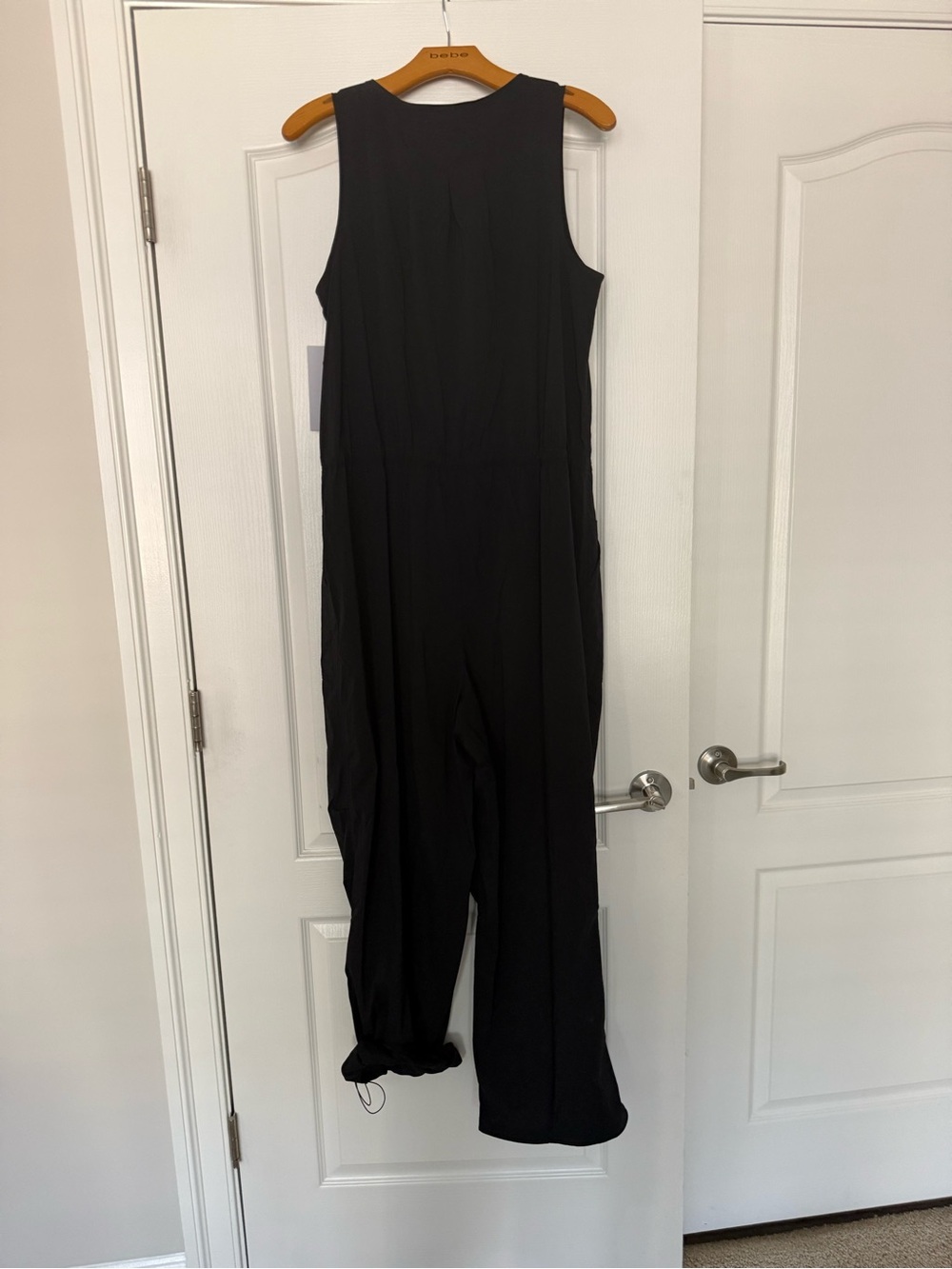 Athleta Black Sleeveless Front-Zip Flex Jumpsuit - Picture 2 of 16